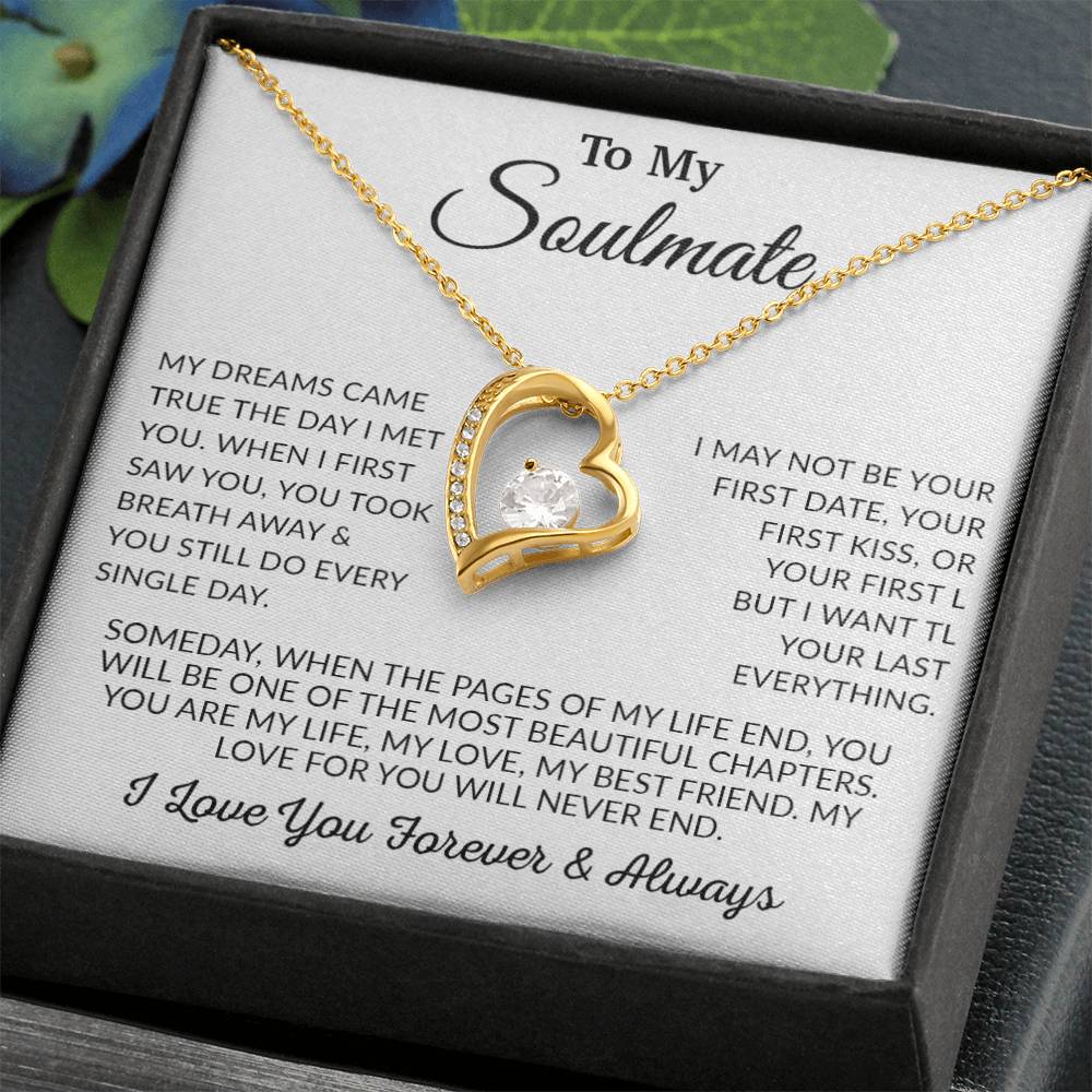 To My Soulmate Necklace, Gift for Wife, Girlfriend, Anniversary Gift 2_1