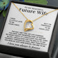 To My Beautiful Future Wife Necklace, Anniversary Birthday Christmas Gift for Her