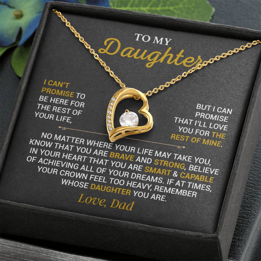 To My Daughter Necklace, Gift for Daughter from Dad,Daughter Father Necklace 7_10