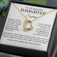 Custom To My Daughter Necklace, Mother Daughter Gifts, Daughter Necklace