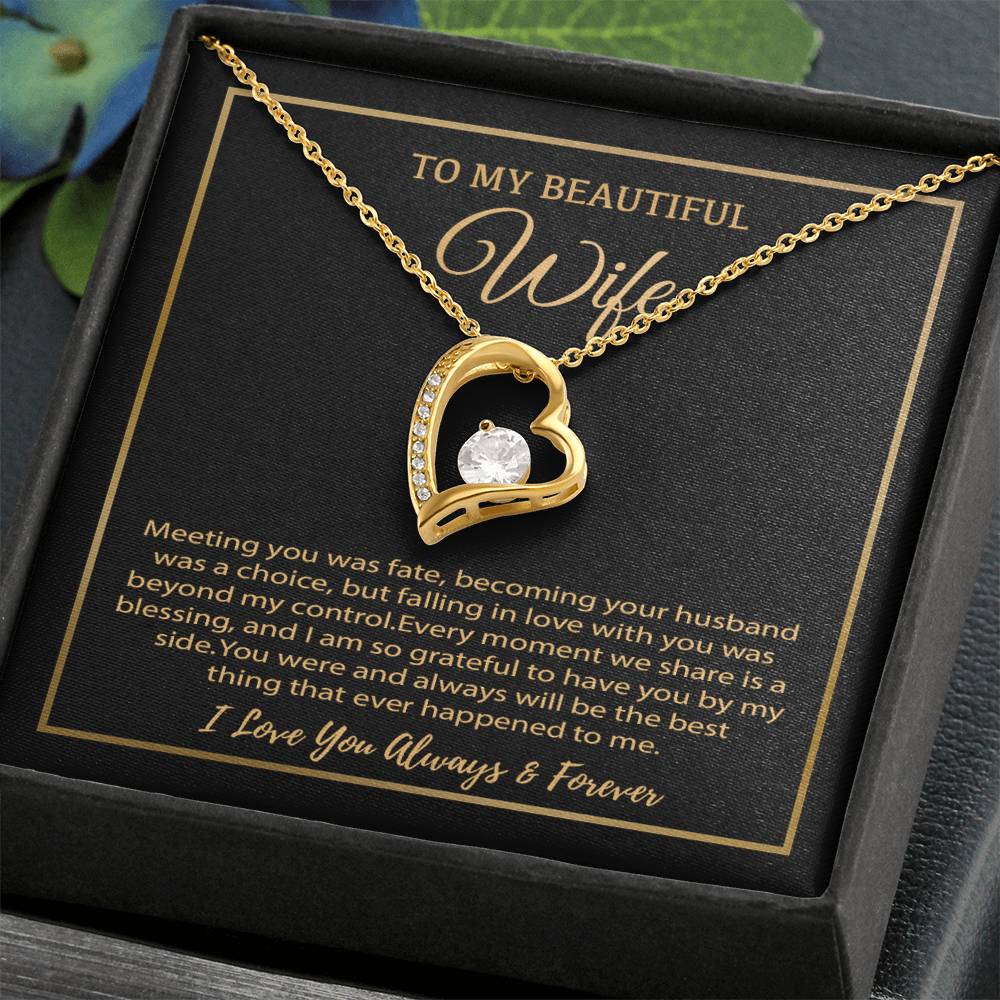 To My Wife Necklace, Christmas Gifts For Women, Anniversary Gift For Wife 19_12