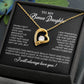 To My Bonus Daughter Necklace, Gift for Bonus Daughter, Step Daughter Birthday 7_11_Black