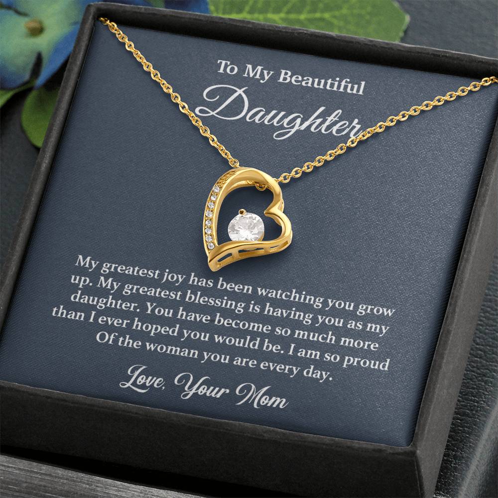 To My Daughter Necklace, Daughter Mother Necklace, Daughter Gift From Mom 24_4