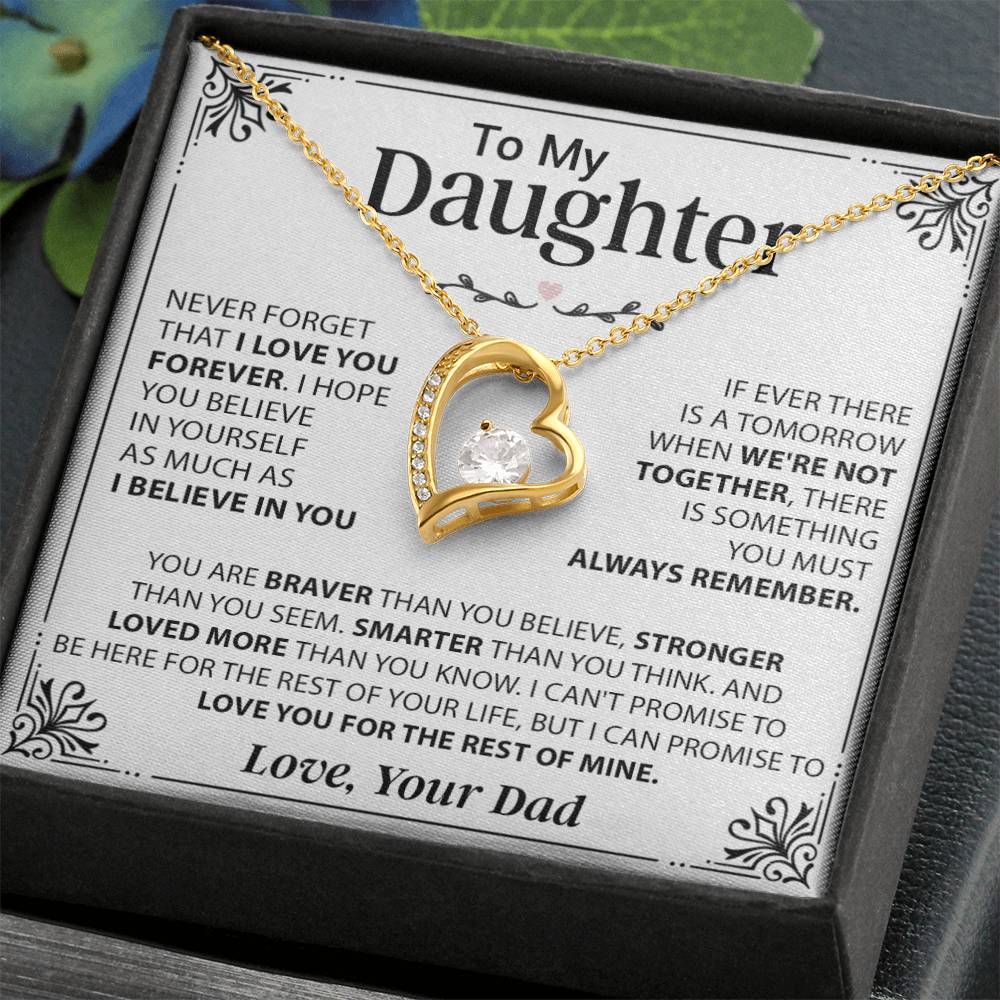 To My Daughter Necklace Gift for Daughter from Dad,Daughter Father Necklace 3_12