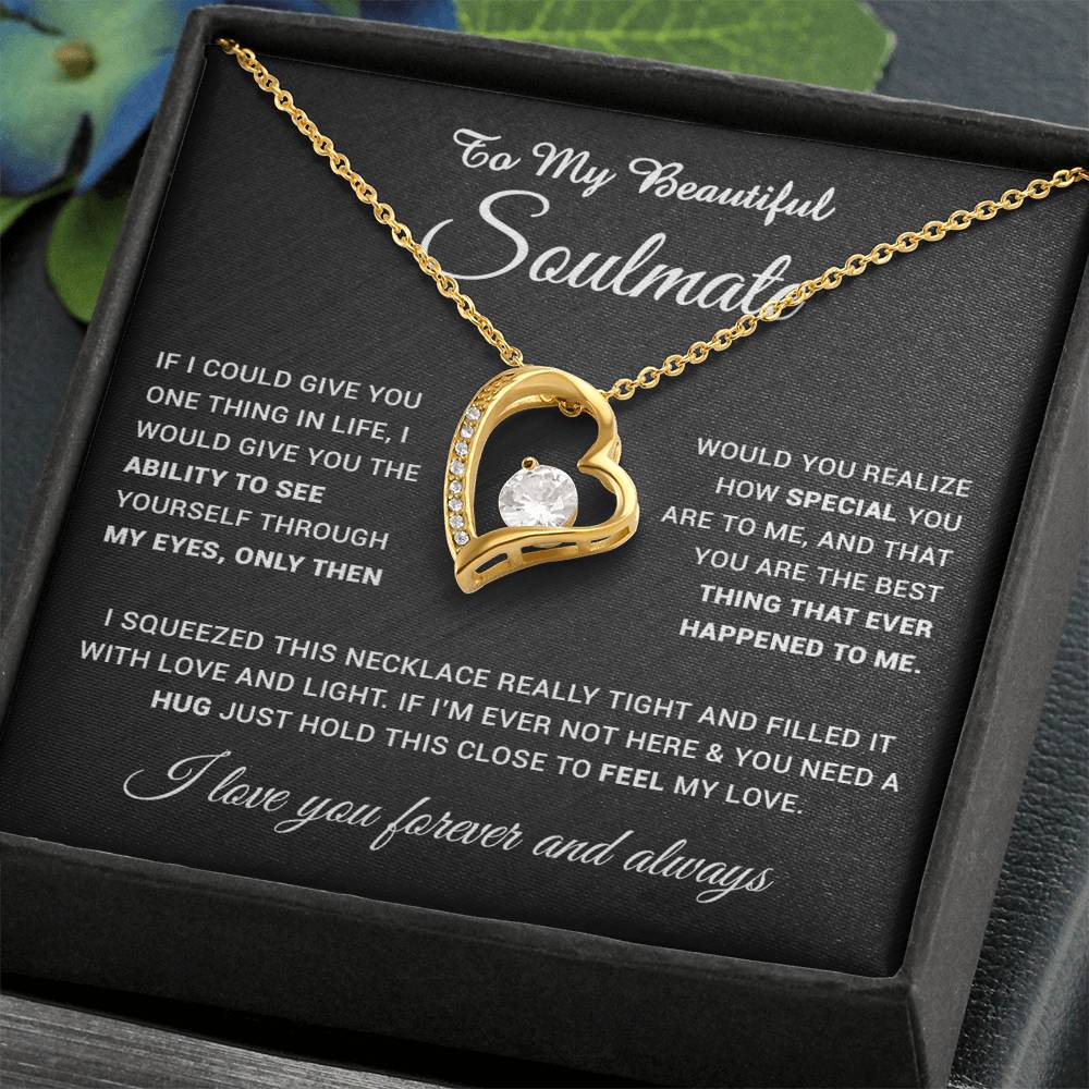 To My Soulmate Necklace, Gift For Soulmate, Anniversary Gift, Birthday Gift 25_4