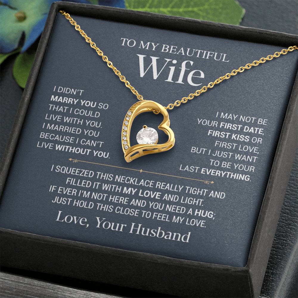 To My Wife Necklace, Christmas Gifts For Women, Anniversary Gift For Wife 23_11