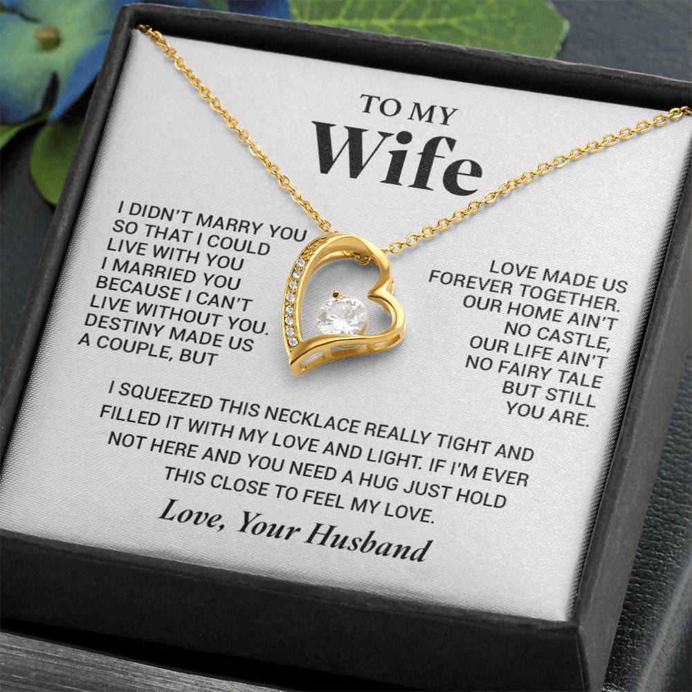 To My Wife Necklace, Anniversary Gift For Wife, Wife Birthday, Gift For Wife 20_9