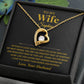 Custom To My Wife Necklace , Anniversary Gift Wife , Valentines Gift for Wife, Christmas Gifts