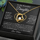 To My Daughter Necklace, Gift For Daughter From Mom, Daughter Birthday Gift
