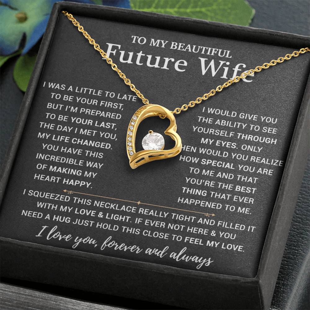 To My Beautiful Future Wife Necklace, Anniversary Birthday Christmas Gift for Her 12_11