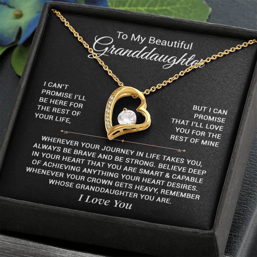 To My Granddaughter Necklace, Granddaughter Gift from Grandpa, Christmas Gift 8_11