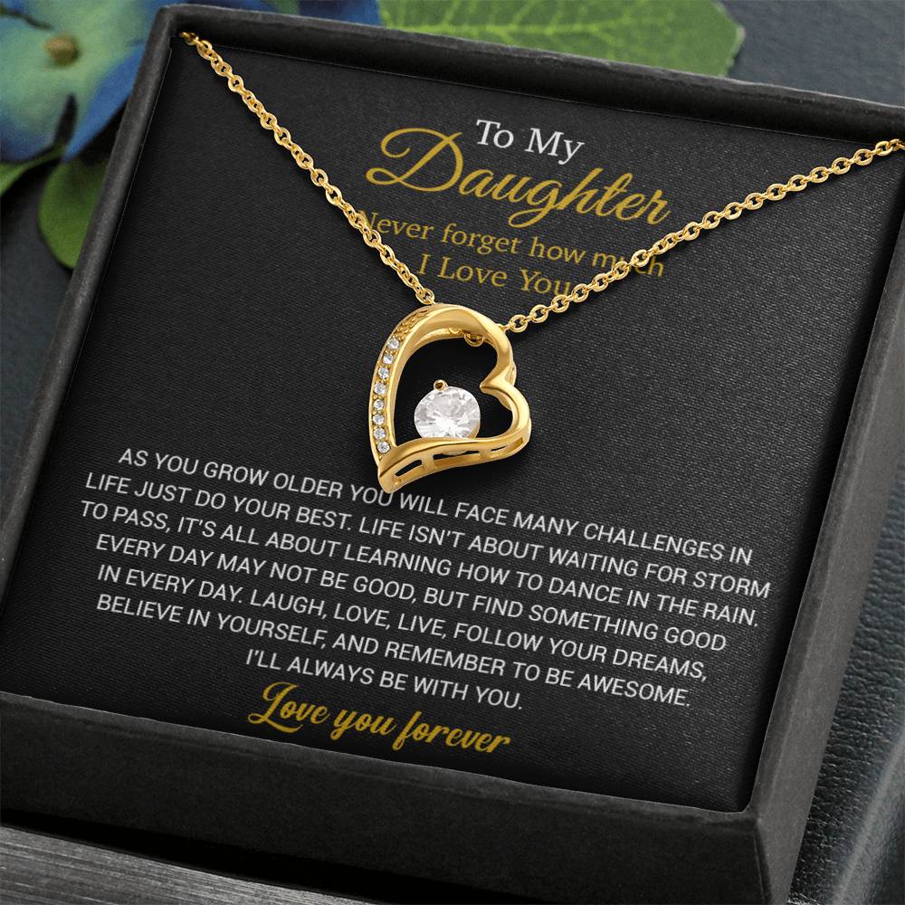 To My Daughter Necklace, Daughter Mother Necklace, Daughter Gift From Mom 29_11