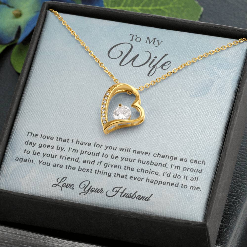 To My Wife Necklace, Christmas Gift, Gift For My Wife, Wife Birthday