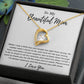 To My Beautiful Mom Necklace Mom Birthday Gift Mother's Day Gift Necklace For Mom From Son