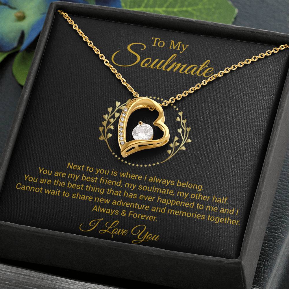 To My Soulmate Necklace, Gift For Soulmate, Anniversary Gift, Christmas Gift 23_11