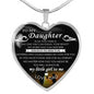To My Daughter Necklace - Luxury Jewelry Necklace For Daughter From Dad