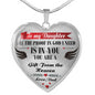 To My Daughter Necklace Birthday Gifts For Daughter From Daddy