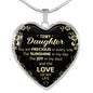 To My Daughter Necklace Birthday Gifts For Daughter From Daddy