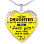 To My Daughter Necklace Birthday Gifts For Daughter From Daddy