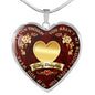 To My Daughter - Even Though You Are'nt My Blood I Love You Necklace
