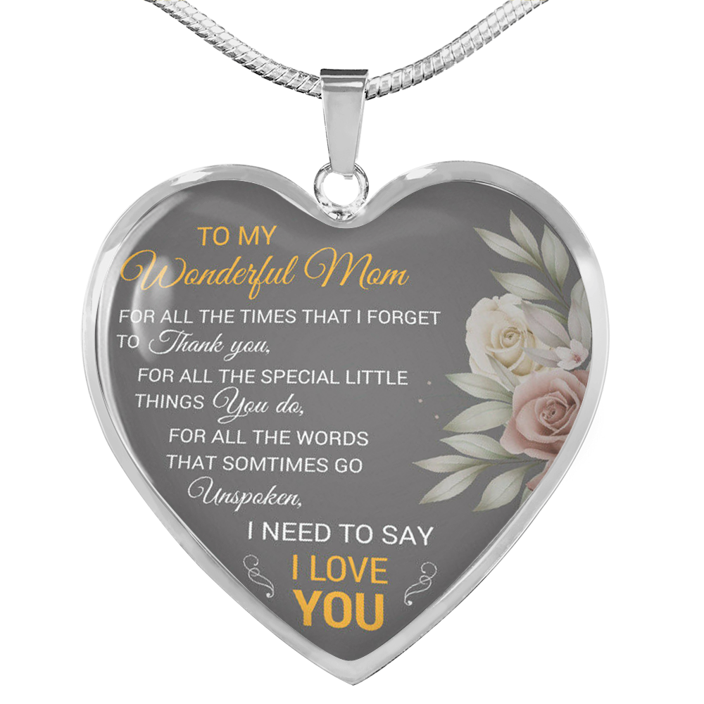To My Wonderful Mom Gift for Mom from Son Mom Birthday Gift From Daughter Or Son