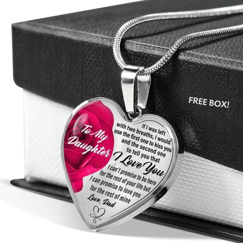 TO MY DAUGHTER NECKLACE - PERFECT AND MEANINGFUL GIFT FOR YOUR DAUGHTER!
