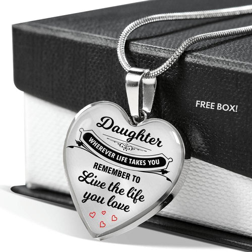 Daughter Necklace from Mother or Father, Perfect Birthday Gift