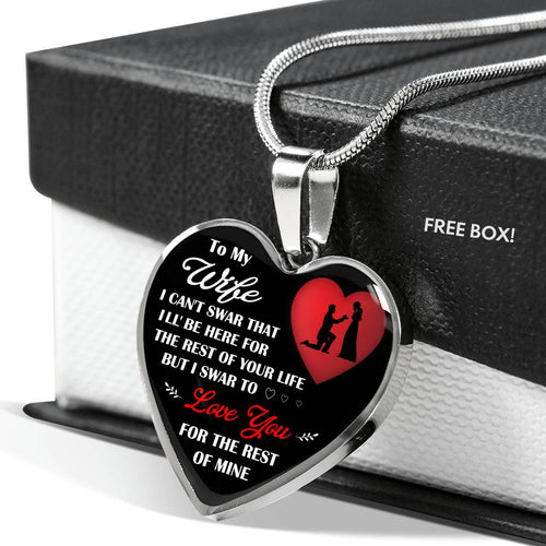 Husband and Wife Gift For Valentine Day Wedding - Luxury Heart Necklace