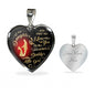 To My Daughter Heart Necklace - Never Forget That I Love You - Gifts From Dad