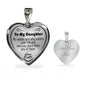 To My Daughter Necklace Birthday Gifts for Daughter from Daddy