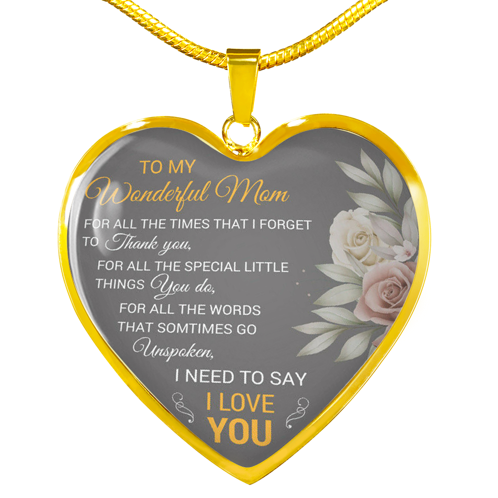 To My Wonderful Mom Gift for Mom from Son Mom Birthday Gift From Daughter Or Son