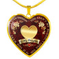 To My Daughter - Even Though You Are'nt My Blood I Love You Necklace