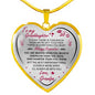 To My Granddaughter Necklace - Luxury Novelty Necklace from Grandpa