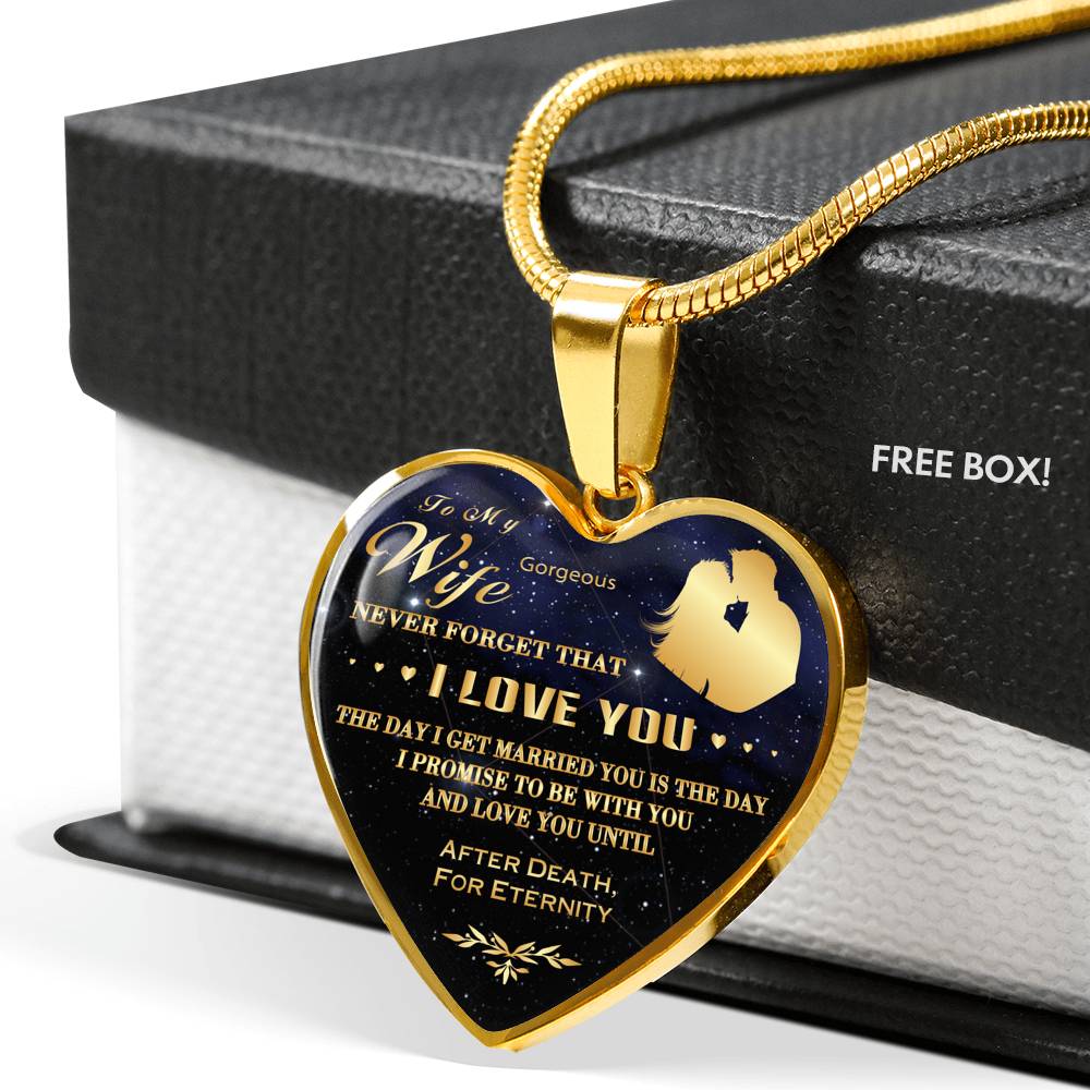 Wife Heart Necklace Best Gift For Wife From Husband