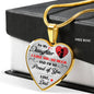 To My Daughter Necklace - I Love You So Much Best Gift From Daddy