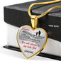 To my Darling Daughter Love DAD Luxury Heart Shaped Necklace Anniversary Gift