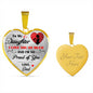 To My Daughter Necklace - I Love You So Much Best Gift From Daddy