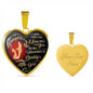 To My Daughter Heart Necklace - Never Forget That I Love You - Gifts From Dad