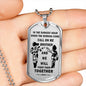 To My Brother Luxury Dog Tag - Limited Edition - Songoku & Vegeta Dragonball Fan