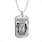 To My Brother Luxury Dog Tag - Limited Edition - Songoku & Vegeta Dragonball Fan