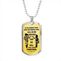 To My Brother Luxury Dog Tag - Limited Edition - Songoku & Vegeta Dragonball Fan