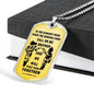 To My Brother Luxury Dog Tag - Limited Edition - Songoku & Vegeta Dragonball Fan