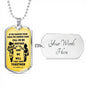 To My Brother Luxury Dog Tag - Limited Edition - Songoku & Vegeta Dragonball Fan