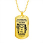 To My Brother Luxury Dog Tag - Limited Edition - Songoku & Vegeta Dragonball Fan