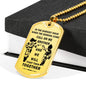To My Brother Luxury Dog Tag - Limited Edition - Songoku & Vegeta Dragonball Fan