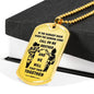 To My Brother Luxury Dog Tag - Limited Edition - Songoku & Vegeta Dragonball Fan