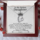 To My Badass Daughter Necklace From Dad, Badass Daughter Necklace Birthday Gift