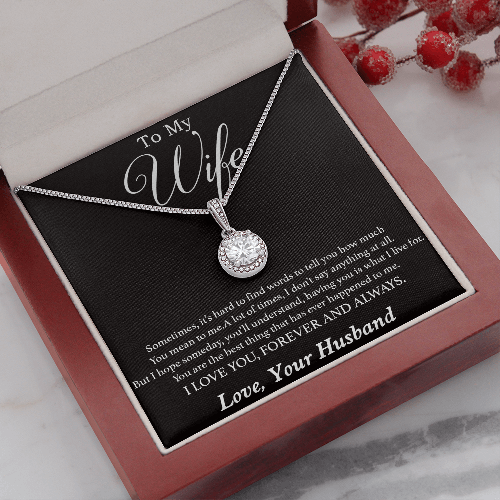 To My Wife Necklace, Gift For Wife, Anniversary Gift For Wife, Necklace For Wife