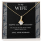 1 Year Anniversary Gift For Wife Necklace, Year Anniversary Gifts,1 Year Wedding