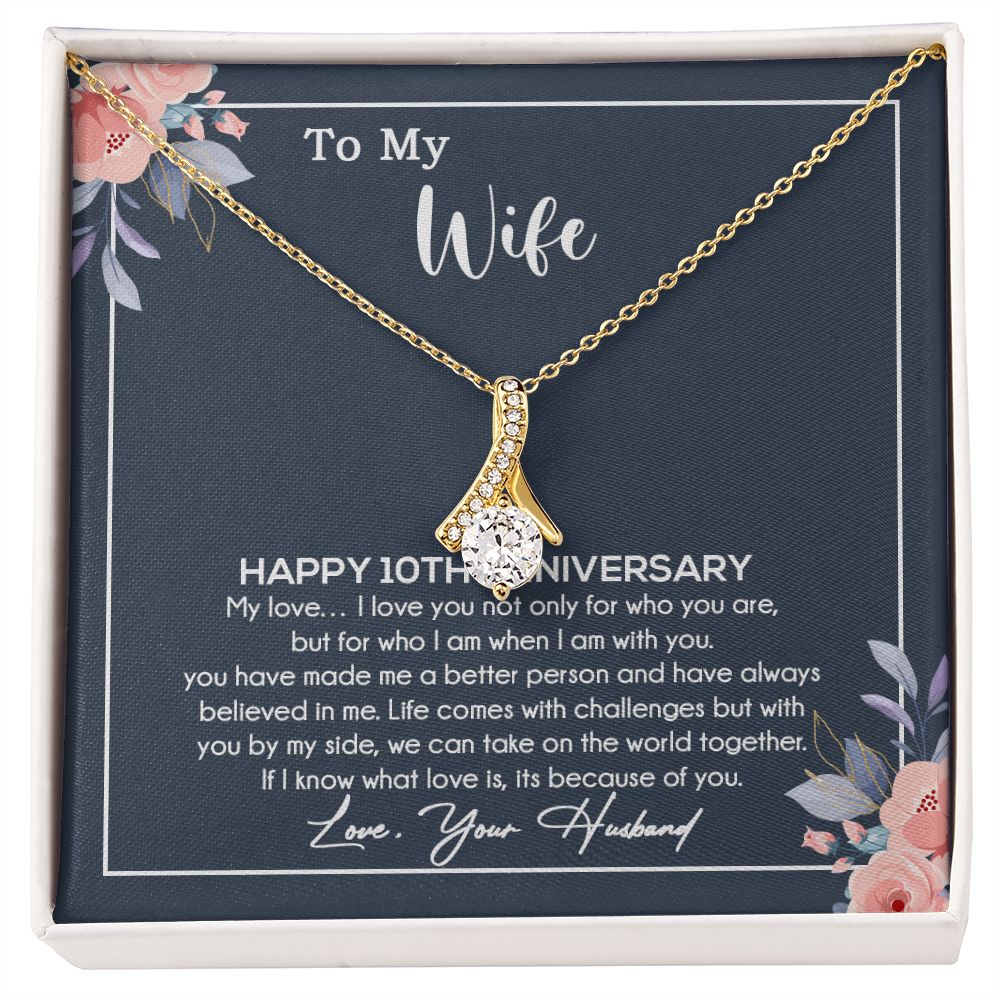 10th Anniversary Gift For Wife Necklace